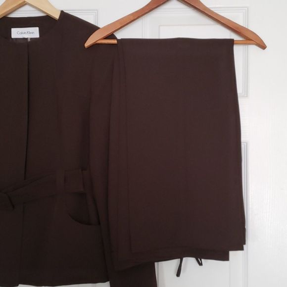 CALVIN KLEIN trouser and blazer jacket pantsuit set - Picture 2 of 15